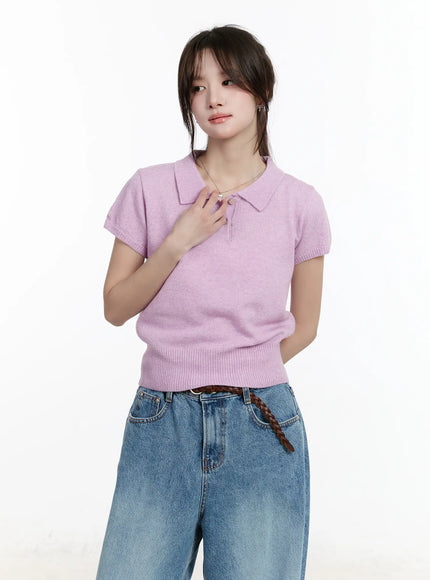 puff-sleeve-collared-short-sleeve-top-cm505