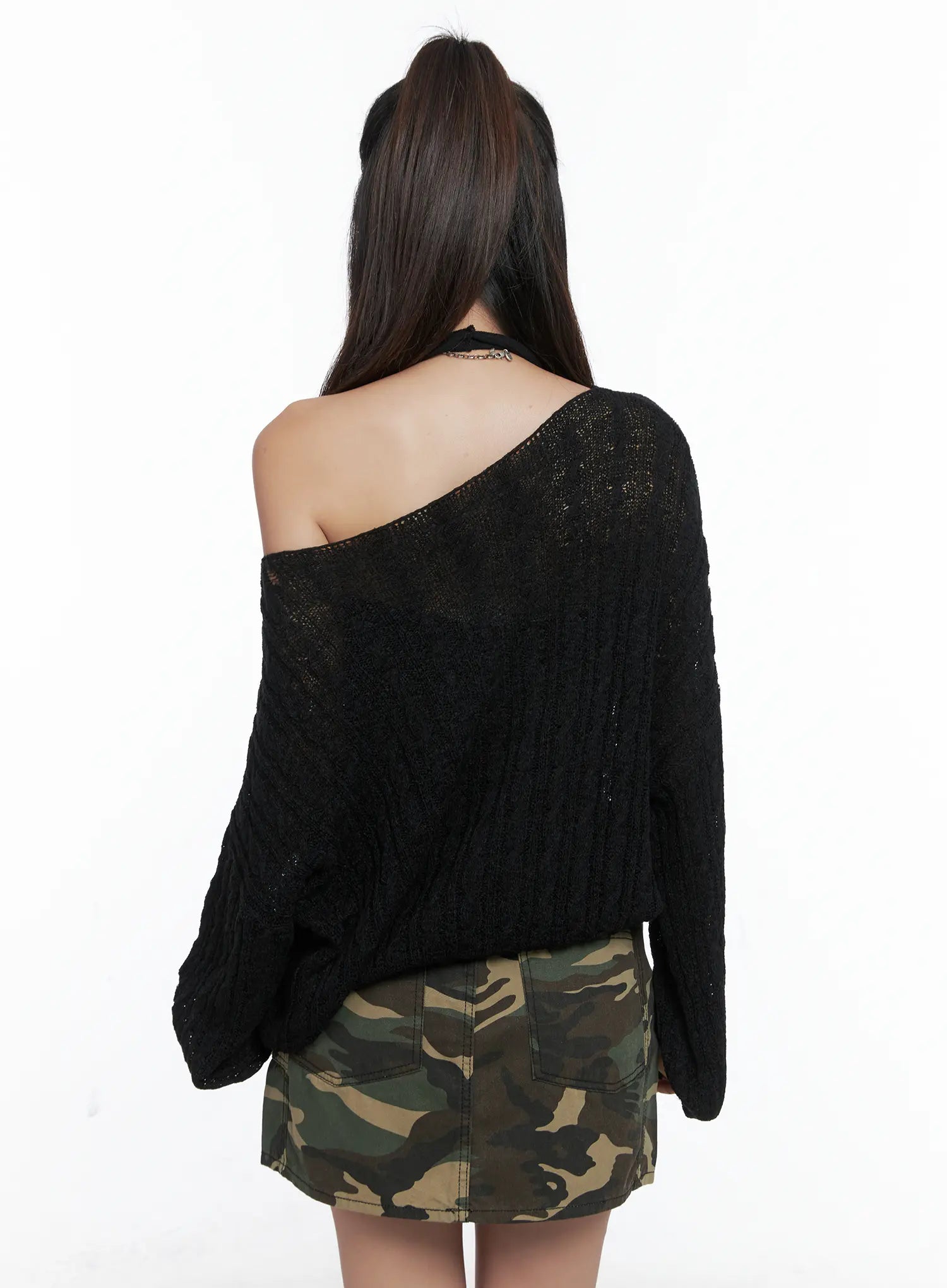 Loose Knit Long Sleeve Top CS502