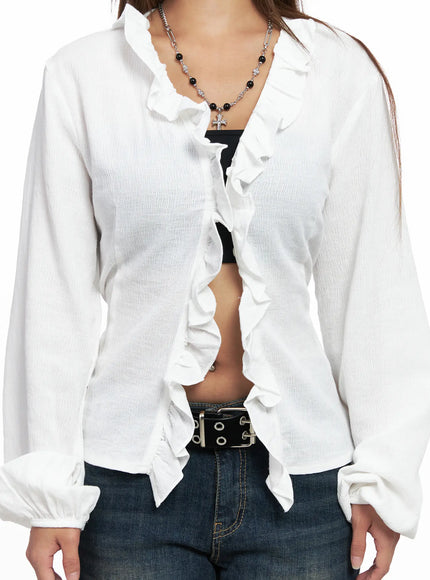 ruffle-backstrap-long-sleeve-blouse-co513