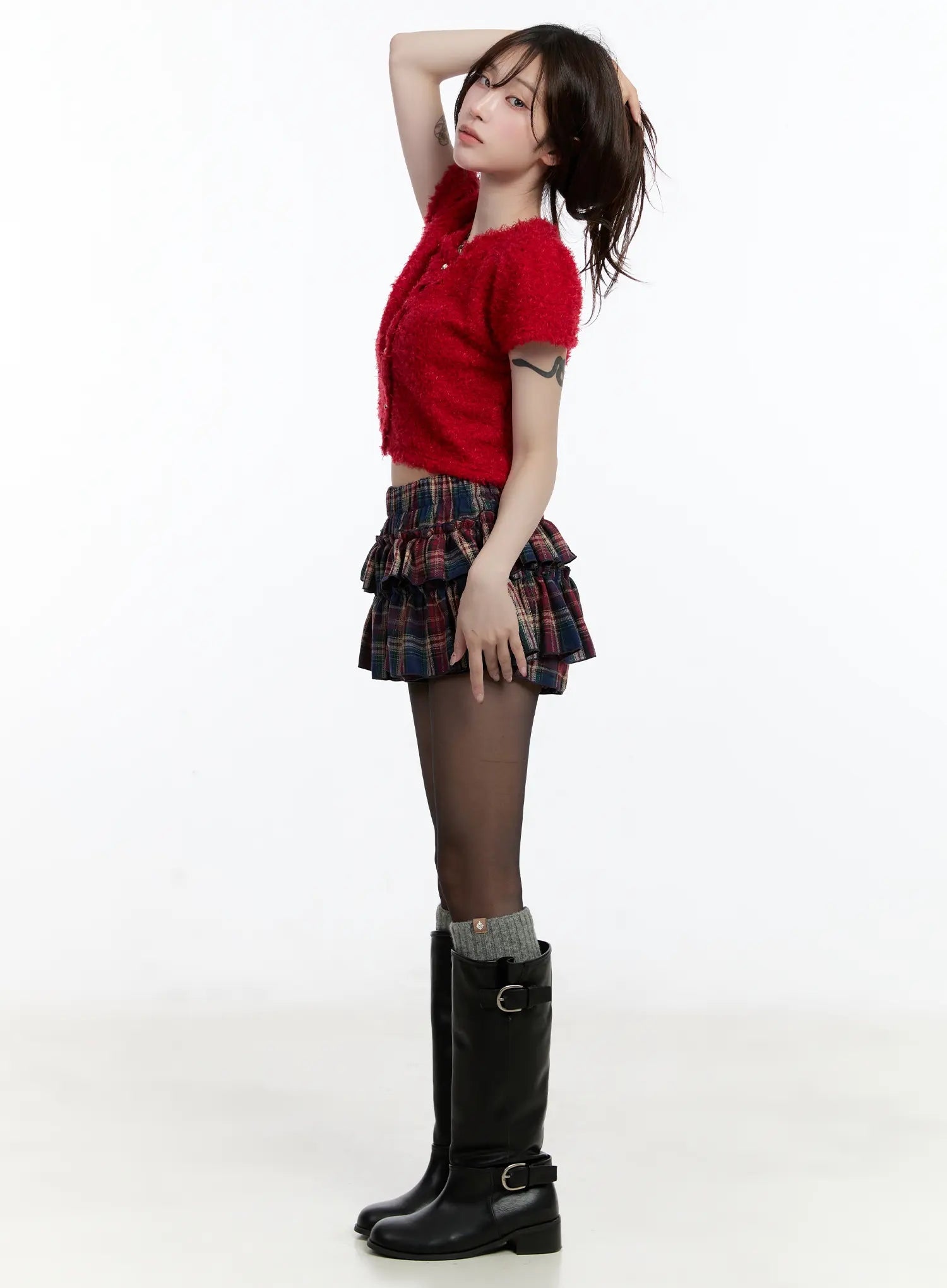 fuzzy-short-sleeve-cardigan-cn525