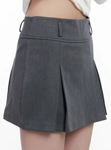 Casual Pleated Mini Skirt CS529