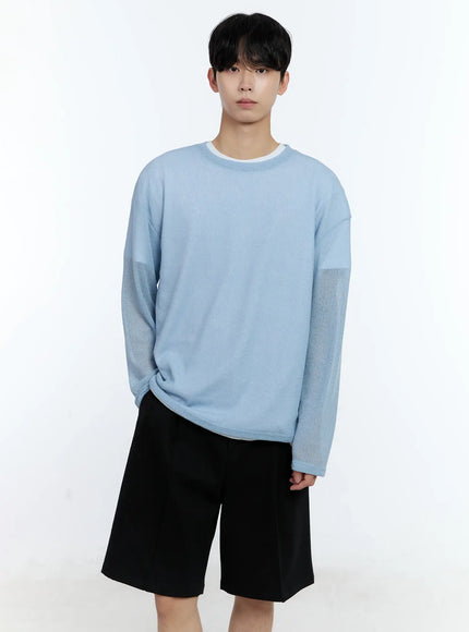 Men's Mesh Long-Sleeve Top IG501