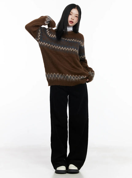 contrast-cuff-turtleneck-long-sleeve-top-cj520