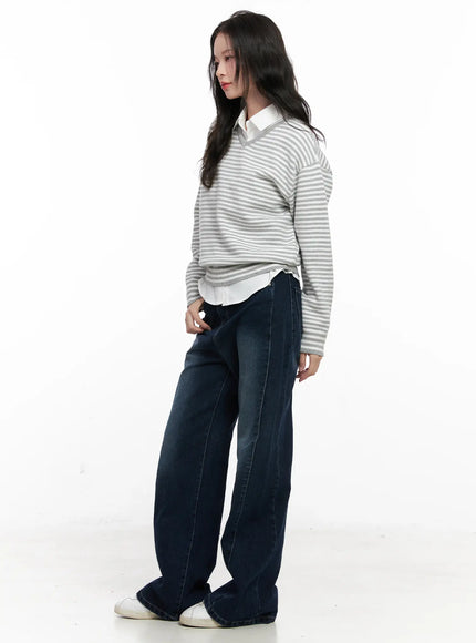 v-neck-striped-knit-sweater-co530