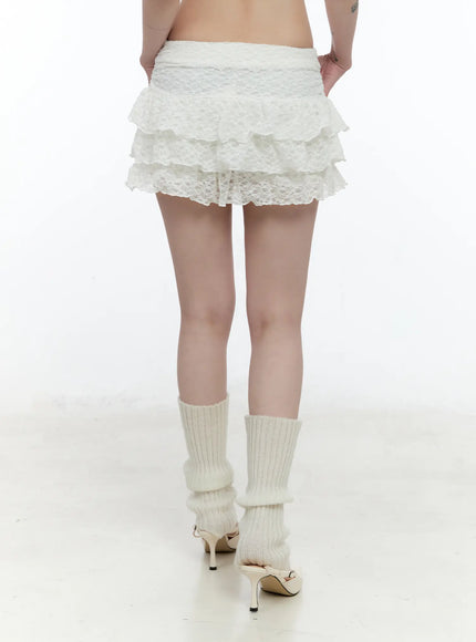 lace-ruffle-mini-skirt-cn517
