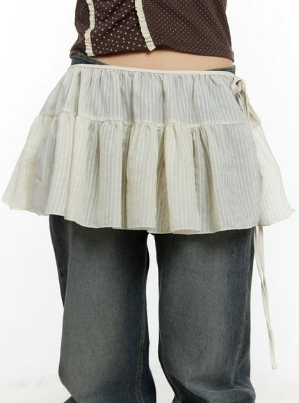 stripe-mini-wrap-skirt-cf509