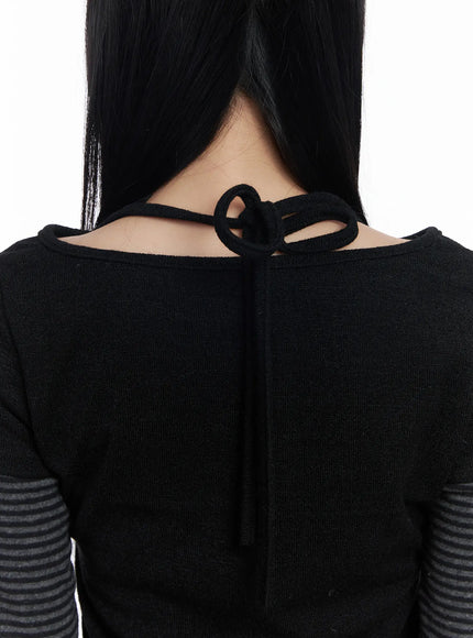 stripe-contrast-layered-long-sleeve-top-cj514