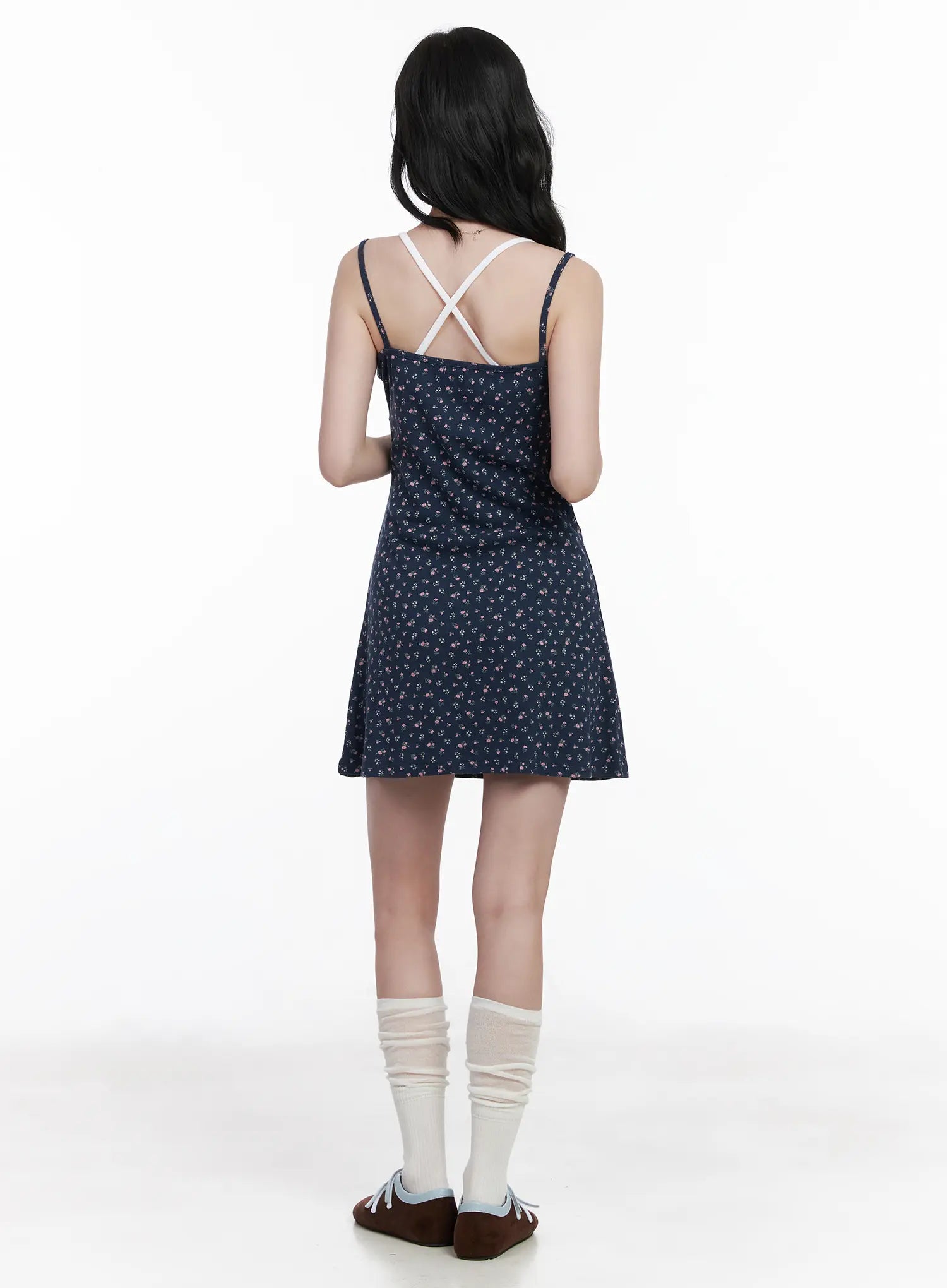 floral-v-neck-mini-dress-ca509