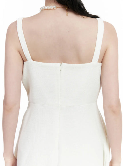 Tweed Bow Mini Dress CA509