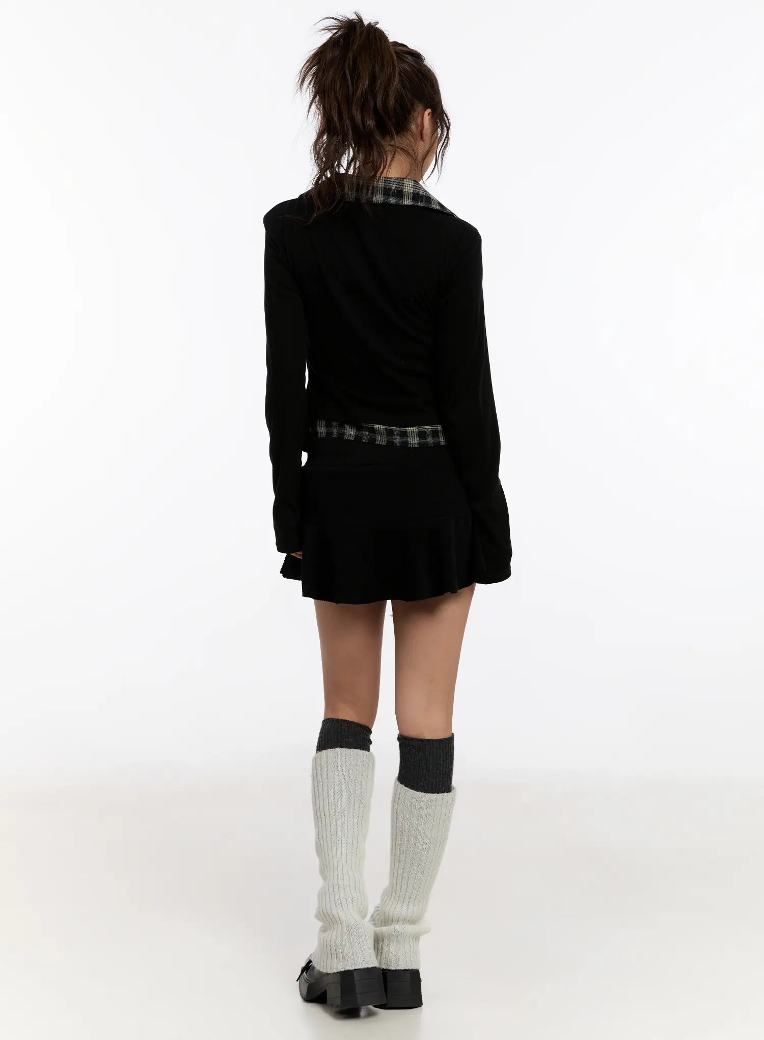 Ruffle Flare Mini Skirt CN527