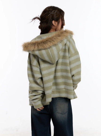 striped-faux-fur-zip-up-hoodie-cn527