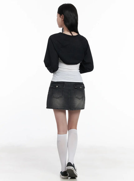 washed-black-denim-mini-skirt-ca510
