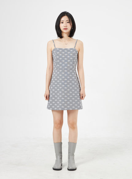 Rose Print Mini Dress OA310