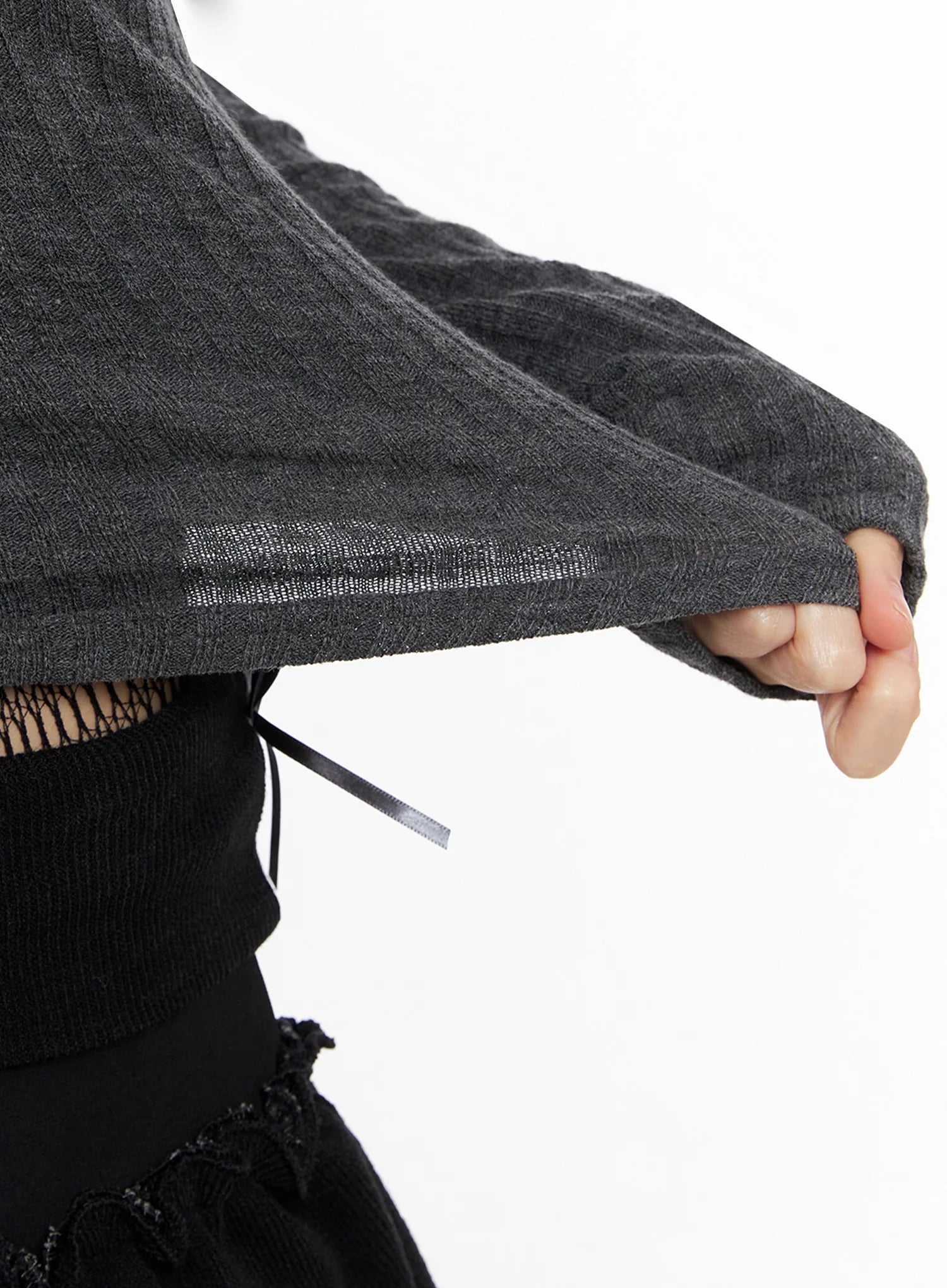 Off-Shoulder V-Neck Top IN503