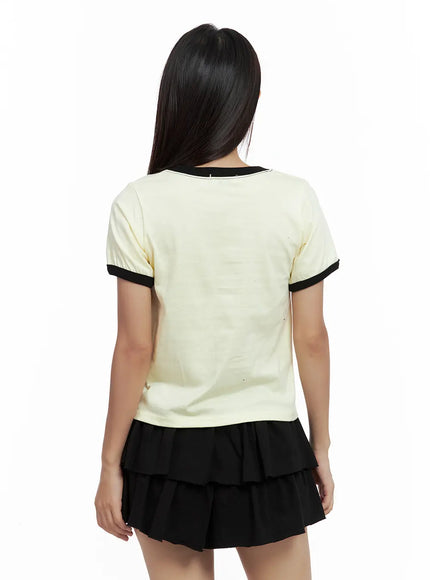 contrast-text-cropped-tee-cl508