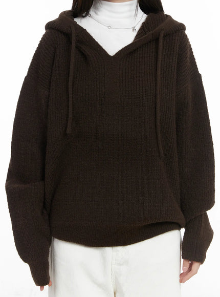 v-neck-knit-hoodie-cj507