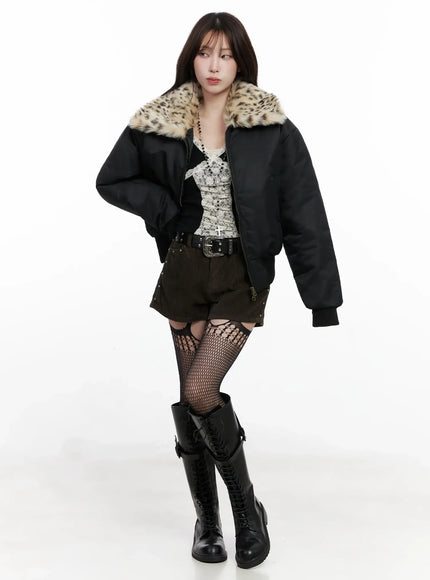 leopard-print-fur-collar-bomber-jacket-in525