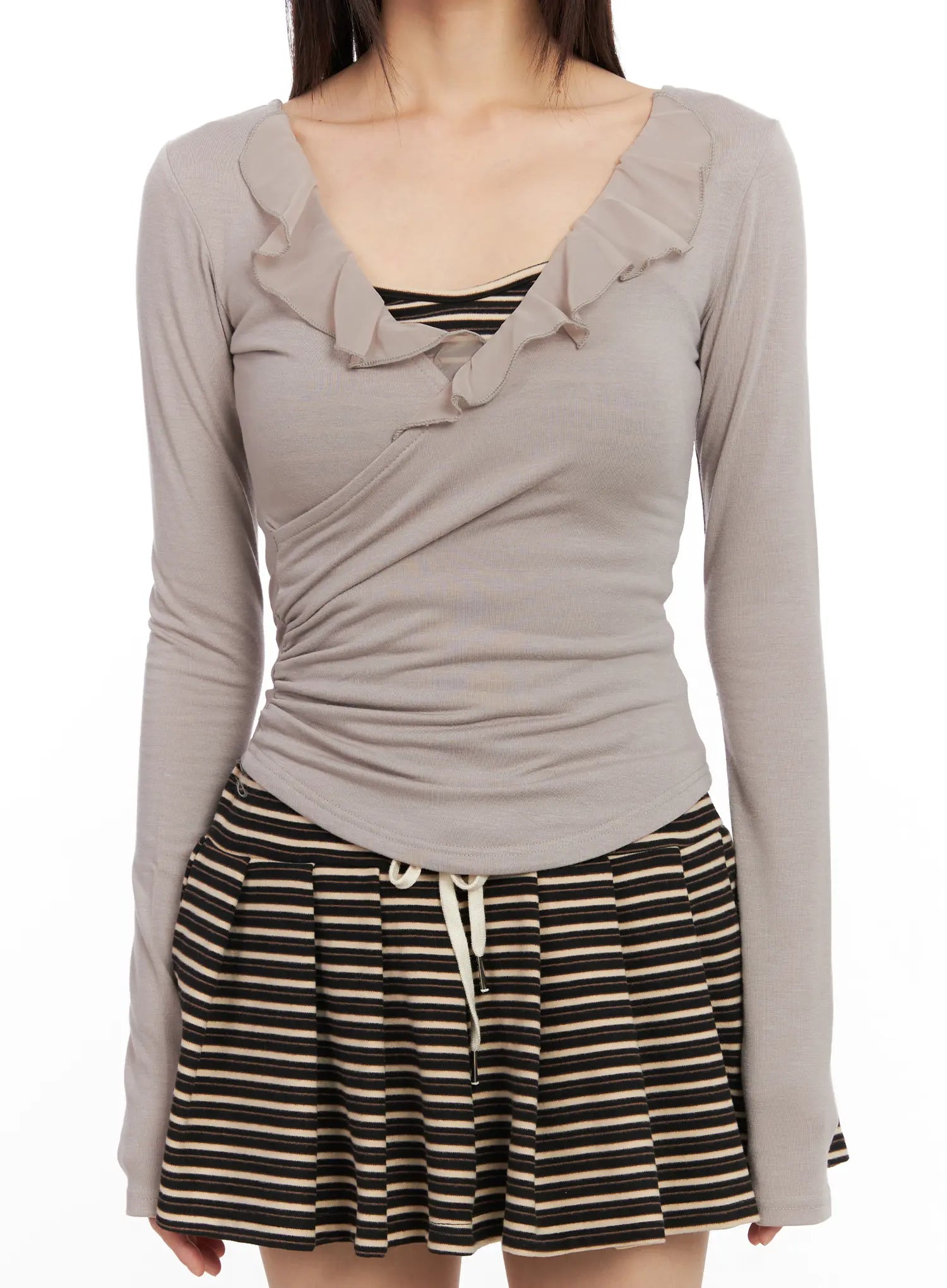 ruffled-v-neck-chiffon-top-cn520