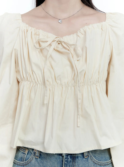 puff-sleeve-shirred-blouse-cg512