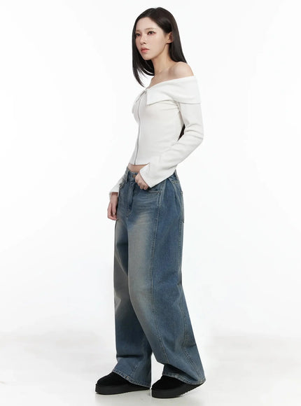 ribbed-off-shoulder-zip-up-tee-ij528