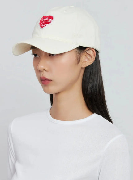 Chich Heart Embroidered Cap IN507