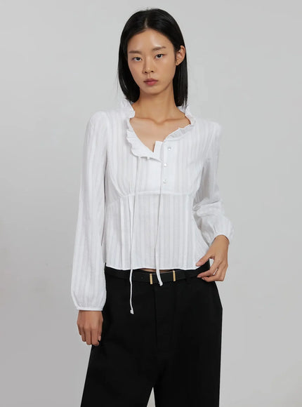 frill-striped-blouse-ij509