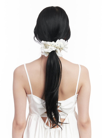 lace-blossom-scrunchie-hair-tie-cy526