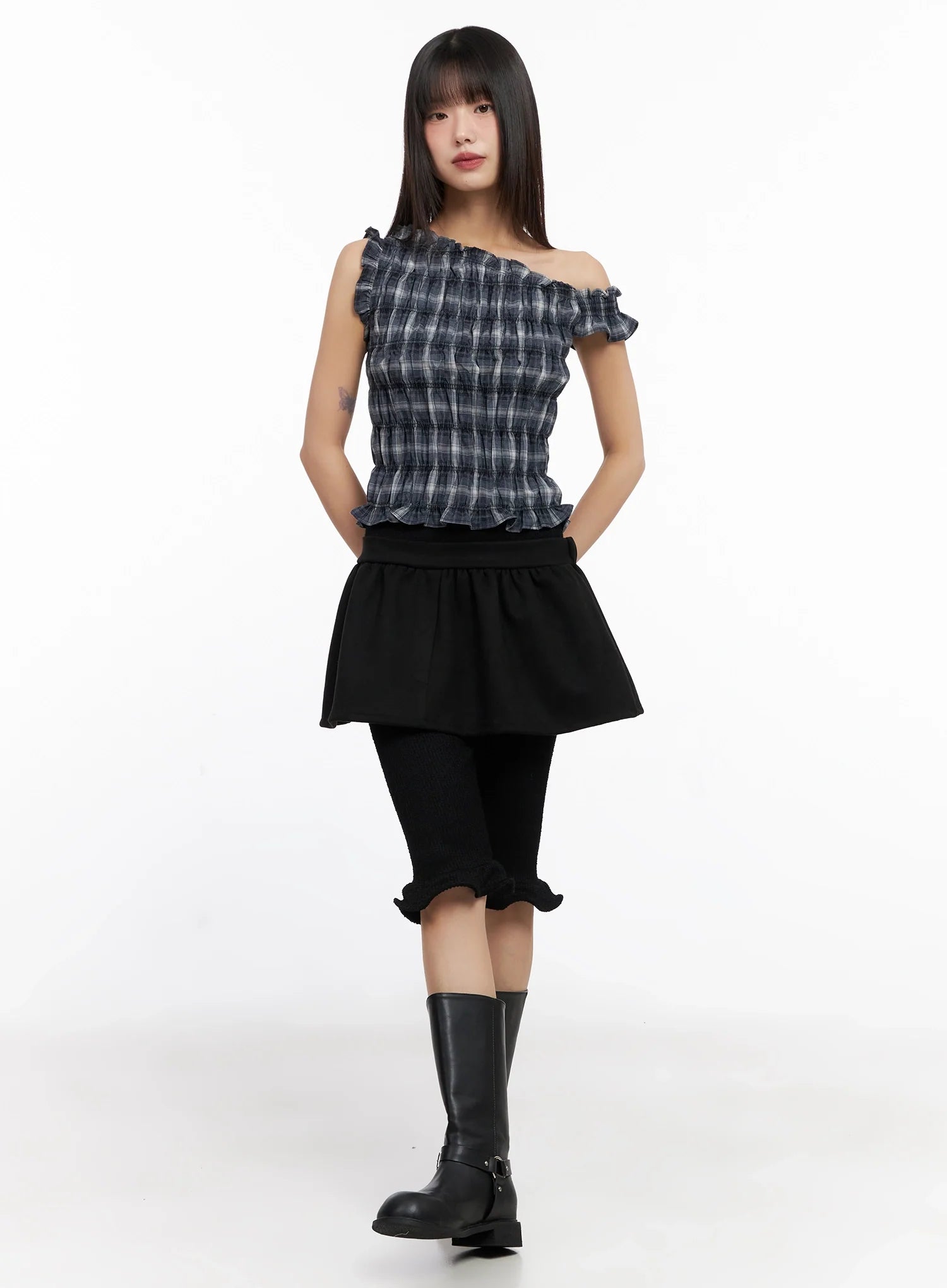 plaid-off-shoulder-top-in503