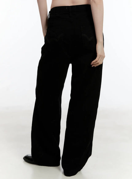 Velvet Straight Leg Pants ID511