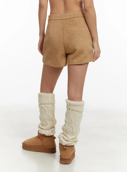 Warm Wool Blend Shorts CD512
