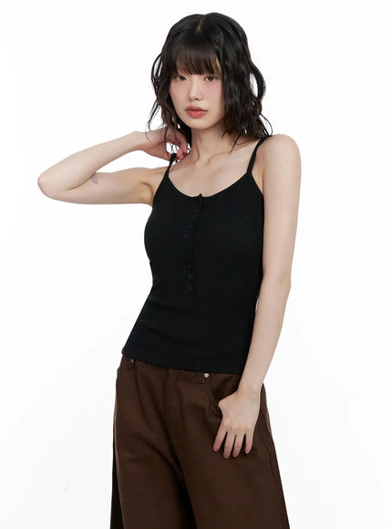 ribbed-button-front-tank-top-il531