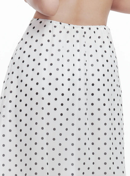 polka-dot-double-layered-midi-skirt