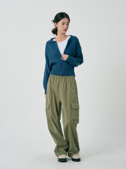 Cargo Wide Pants ID08