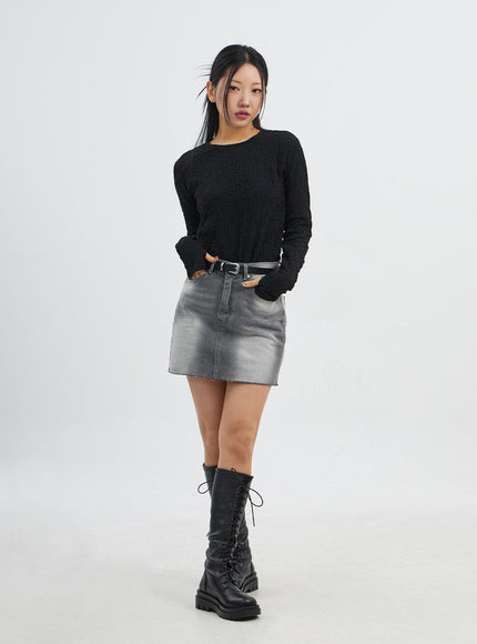 Crewneck Long Sleeve Top CJ318