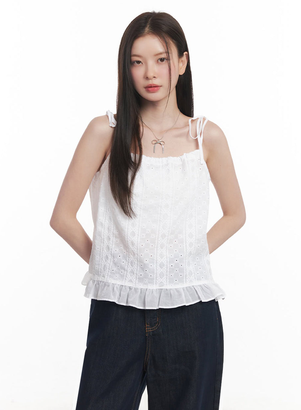 frill-lace-ribbon-cami-top-iy509