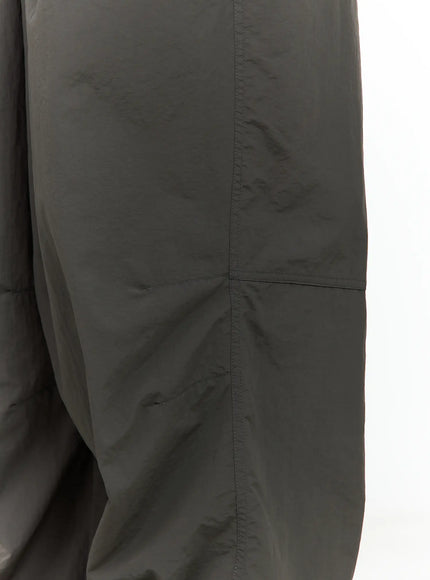 Men's Seam Detail Balloon-Fit Drawstring Pants IL511