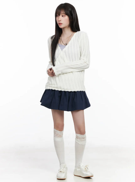 V-Neck Knit Sweater CF523