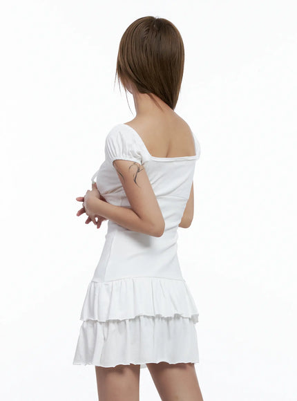tiered-ruffle-mini-dress-cl514