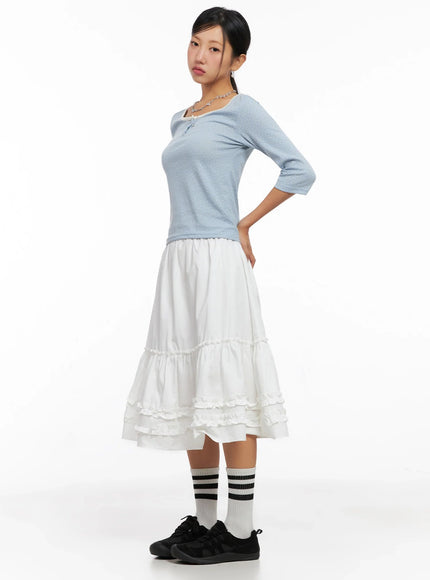 3-4-sleeve-round-neck-tee-ig527