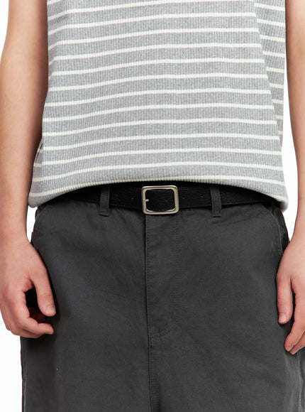 Men's Square Buckle Belt IL511