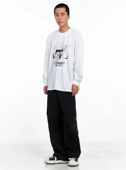 mens-graphic-long-sleeve-tee-is509 / White