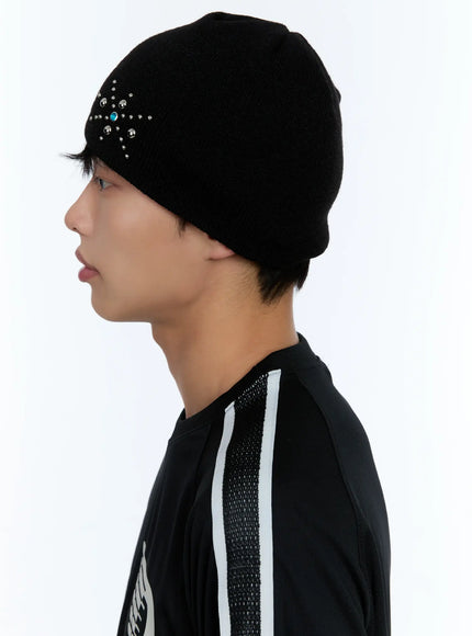 mens-floral-stud-beanie-il515