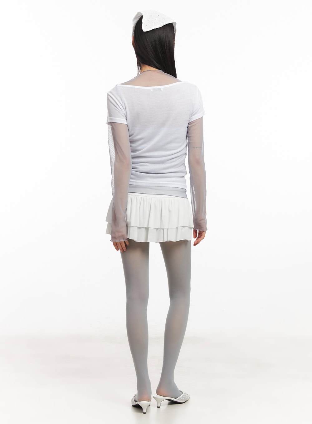 string-ribbon-ruffle-mini-skirt-ca522