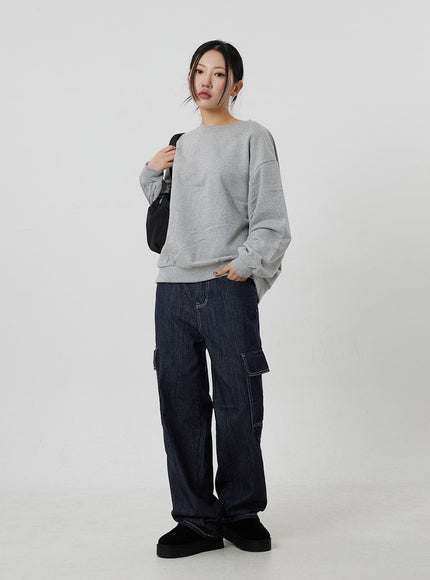 Wide Cargo Jeans CF302