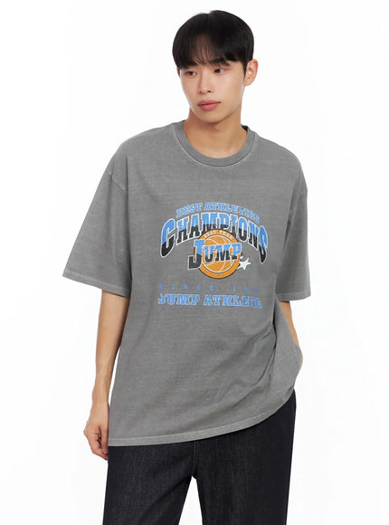 Men's Sporty Graphic T-Shirt IL516