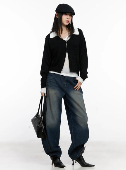 asymmetrical-collar-slim-fit-long-sleeve-top-cg526