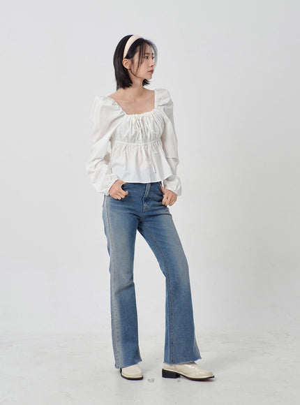 Light Washed Bootcut Jeans OD27