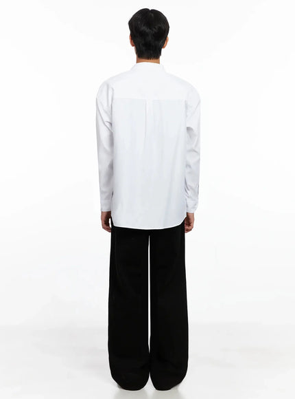 Men's Essential Button-Up Shirt IO517