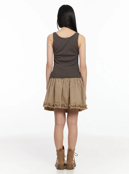 gingham-frill-midi-skirt-ia523