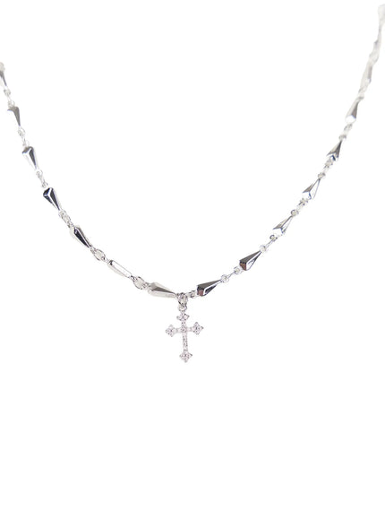 triangle-chain-cross-pendant-necklace-cg511